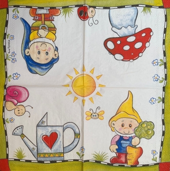 Serviette Zwergenaufstand, Rarität